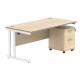 Core Desk With Underdesk Pedestal